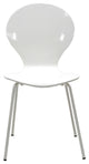 Modern Contemporary Kitchen Wood Dining Side Chair White
