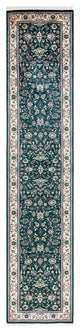 Mogul, One-of-a-Kind Handmade Area Rug Green, 2' 6 x 12' 7