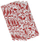 19x19", Aurora Floral Print, Napkin Coral, Set of 4