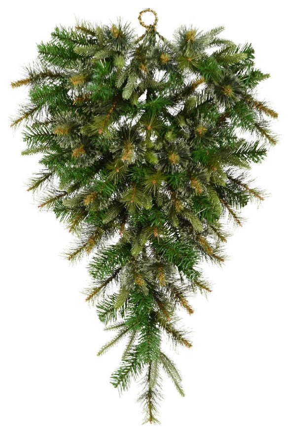 Vickerman A118447 48" Cashmere Artificial Christmas Teardrop, Unlit