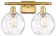 Innovations 516-2W-SG-G1215-8 2 Light Bath Vanity Light, Satin Gold