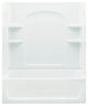 Sterling Ensemble 60"x32"x18" Vikrell Left-Hand Shower Kit, White