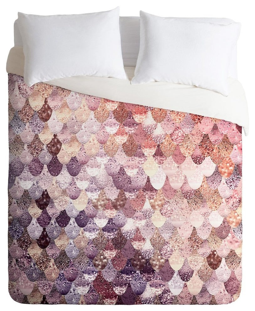 Monika Strigel Lily Rose Mermaid Duvet Cover, Twin