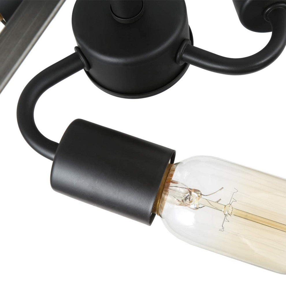 Industrial 3-Light Metal Drum Pendant Lighting