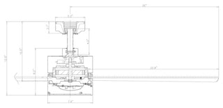 52 in. Natural Brass LED Ceiling Fan with Light and Remote Control