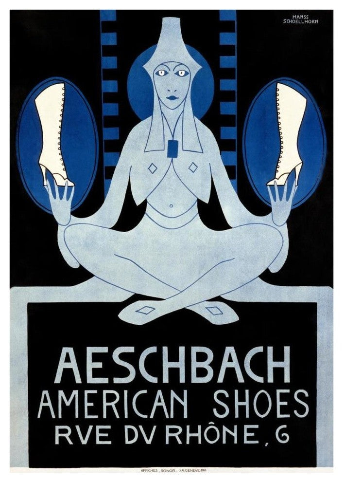 "Aeschbach American Shoes" Digital Paper Print by Hans Schoellhorn, 30"x42"