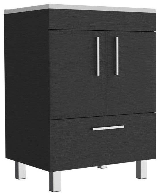 Single Bathroom Vanity Mayorca, Bathroom, Black
