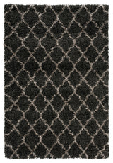 Nourison Amore Charcoal Shag Area Rug