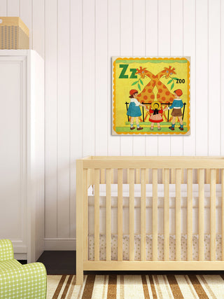 "Zoo" Painting Print on Canvas by Curtis