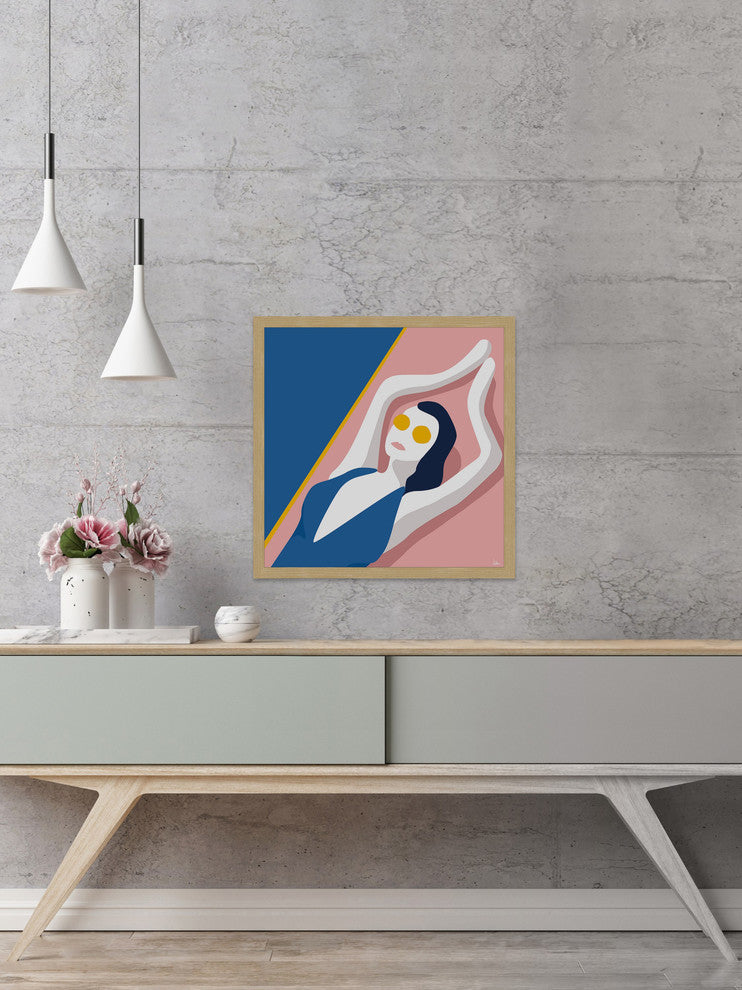 "Lovely Day" Framed Painting Print, 24"x24"