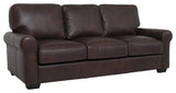 Florentine Top Grain Leather Sofa - Brown