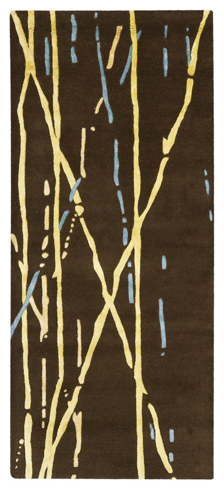Safavieh Soho SOH716A 6' Square Brown Rug