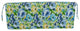 54"X19" Patterned Outdoor Spun Polyester Bench Cushion, Lesandra Sunblue