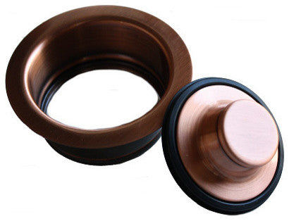 Polished Copper Kitchen Sink Flange - 112/08A 113/08A