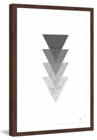 "Elemental Descension" Framed Painting Print, 12"x18"
