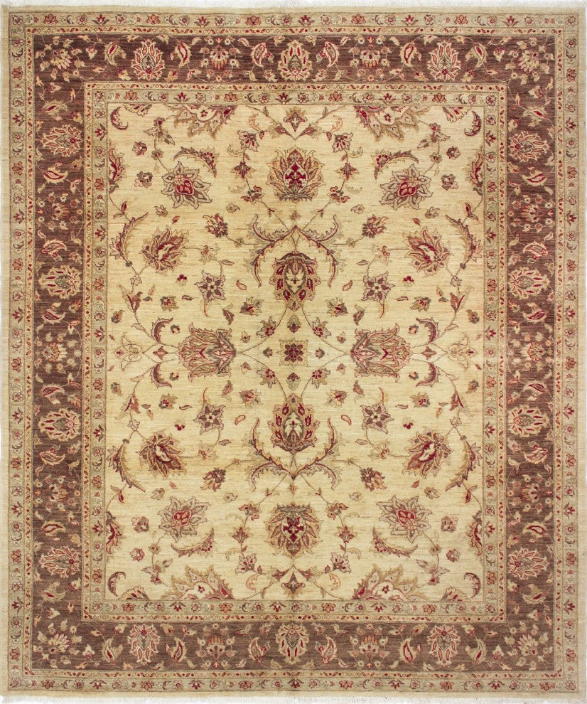 Peshawar Margarita Beige/Brown Rug, 8'4x9'11