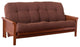 Blazing Needles Renewal 9" Microsuede Full Futon Mattress, Chocolate