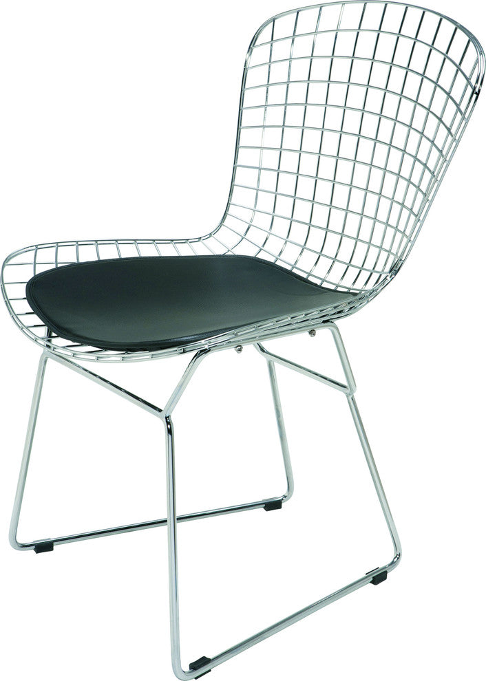 Wireback Dining Chair in Black by Nuevo