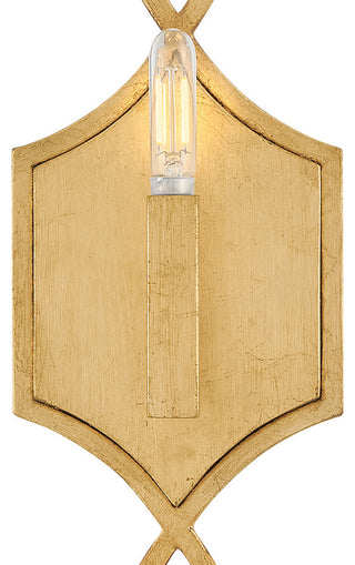 Hinkley Leona Large Sconce, Distressed Brass