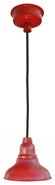 Dahlia LED Pendant Light, Cherry Red, 8"
