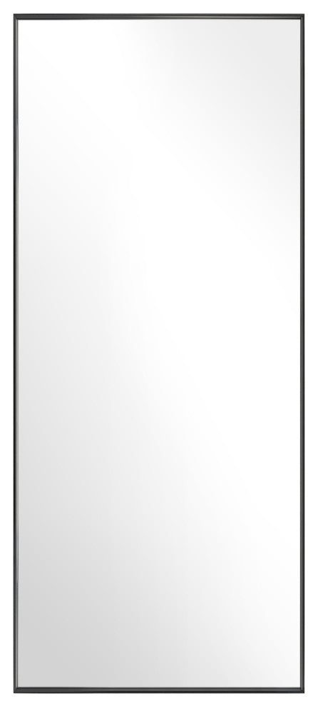 Rectangle Metal Framed Full Length Mirror, 70"x30"