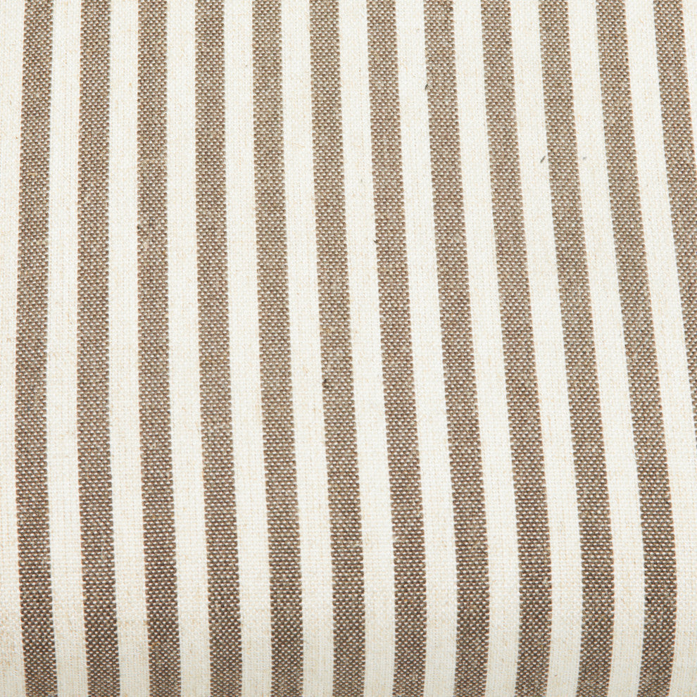 GDF Studio Martin Weathered Stripe Dining Chairs, Dark Coffee, Set of 2