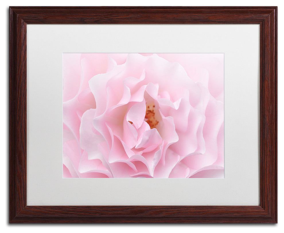 Cora Niele ''Rose Pink Rose'' Matted Framed Art