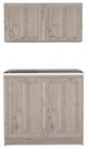 Cabinet Set Zeus, Kitchen, Light Gray