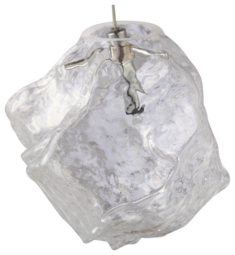 Modern Classics Ice Pendant Lamp, Glass