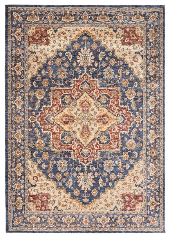 Nourison Reseda Blue Area Rug, 5'3"x7'6"