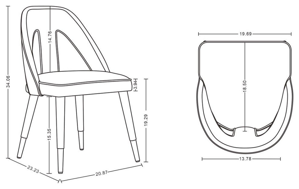 Manhattan Comfort Neda Dining Chair