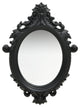 vidaXL Wall Mirror Castle Style 22"x29.9" Black