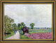 Alfred Sisley Countryside Near Moret Framed Premium Canvas Print, 18"x24"