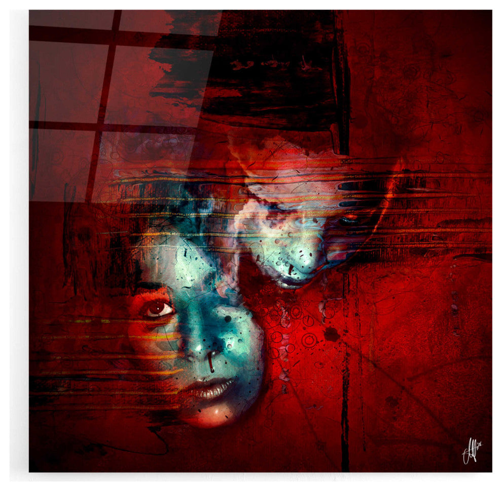 Epic Art 'Ex Empathika' by Mario Sanchez Nevado, Acrylic Glass Wall Art, 12"x12"