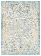 Harput Updated Traditional Beige, Saffron Area Rug, 2'x3'