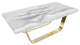 Modern Bubbles Coffee Table, White, W: 27.5"?, 70cm X L: 55.1"?, 140cm