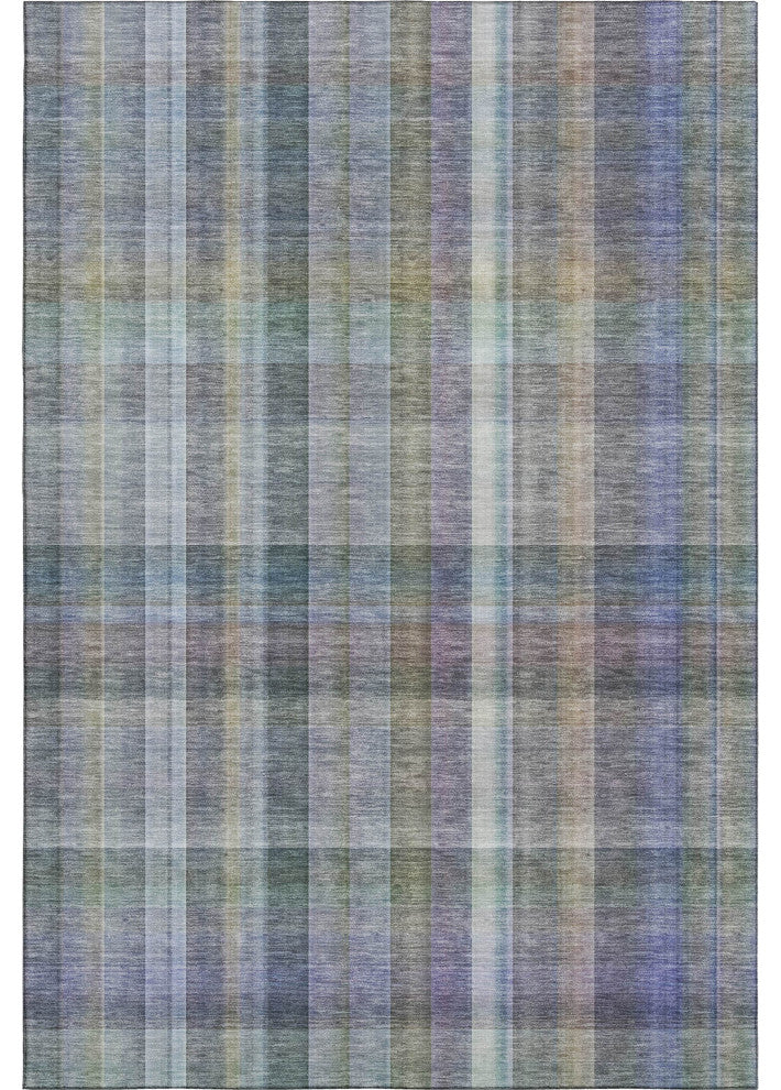 Premium Machine Washable Mayfield AMF534 Green 5' x 7'6" Rug