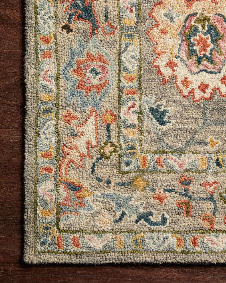 Loloi Padma Grey / Multi 2'-0" x 5'-0" Area Rug