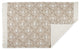 Stone Diamond Printed Off-White Hand-Loomed Shag Rug 4x6 ft.
