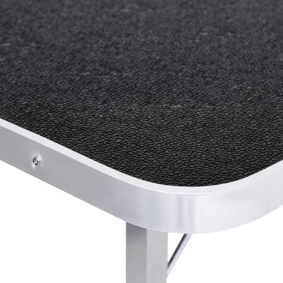 vidaXL Dog Grooming Table Adjustable Arm Foldable Dog Bath Table with 1 Loop