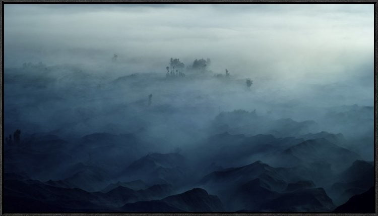 Land Of Fog, 40"x22"