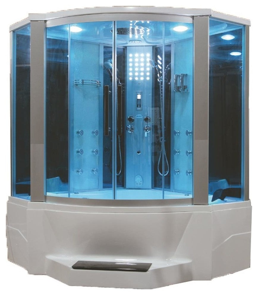 Steam Shower With Jetted Tub