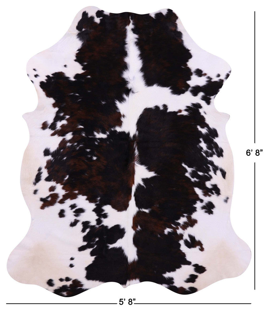 Natural Cowhide Rug 6' 8" X 5' 8" C1542
