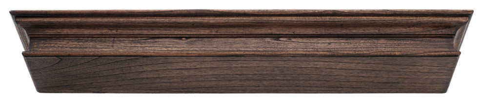 47" Black Wash EL Floating Wall Shelf