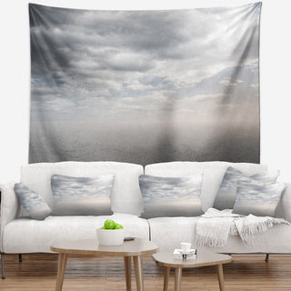Desert Land and Sky Landscape Wall Tapestry, 92"x78"