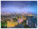 Li River and Karst Hills Panorama, Cityscape Canvas Art Print, 40"x30"