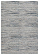 Pasque Abstract Dark Blue/ Tan Area Rug 7'10"X10'