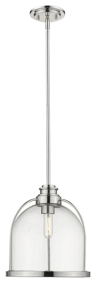 Stanton 1-Light Polished Nickel Pendant