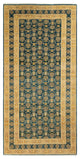 Mogul, One-of-a-Kind Hand-Knotted Runner Green, 6'2"x12'9"