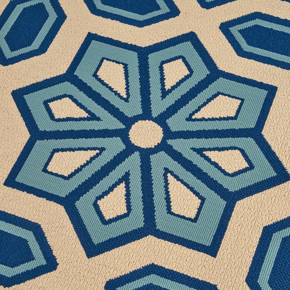 GDF Studio Henna Indoor Geometric Area Rug, 8'x11'
